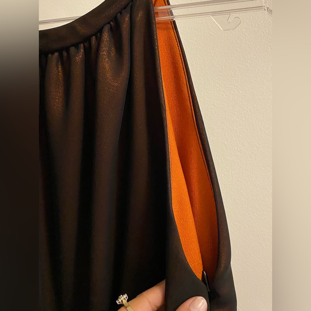 brown dress